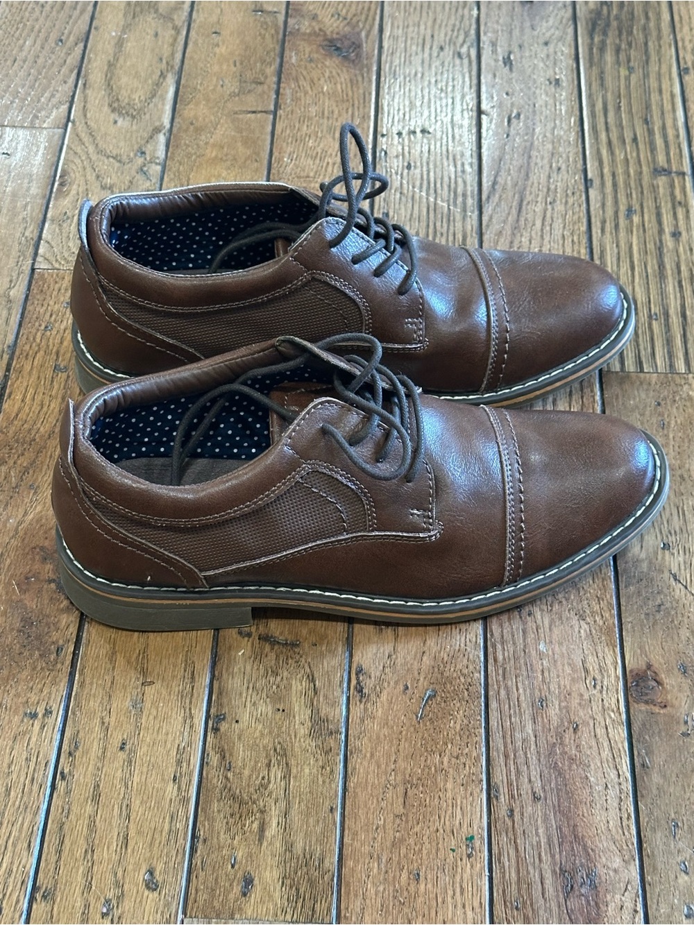 🤎 Steve Madden Boliverr Boys Dress Shoes – Youth Size 5